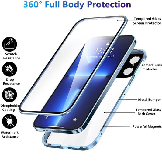 Magnetic iPhone Case: 360° Full Body Protection
