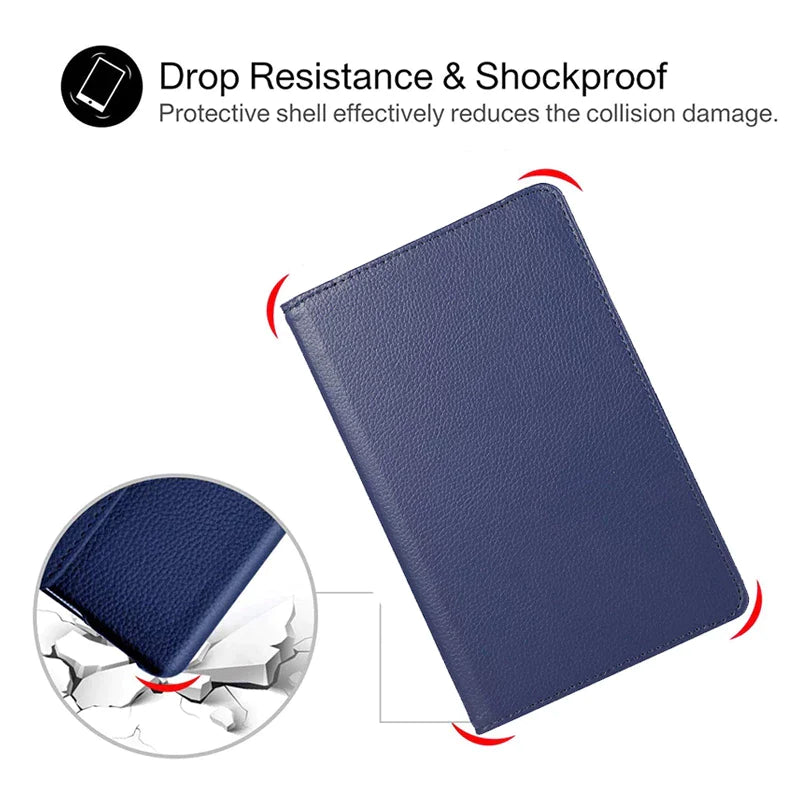 iPad Mini Folio Case: 360° Rotation & Protection