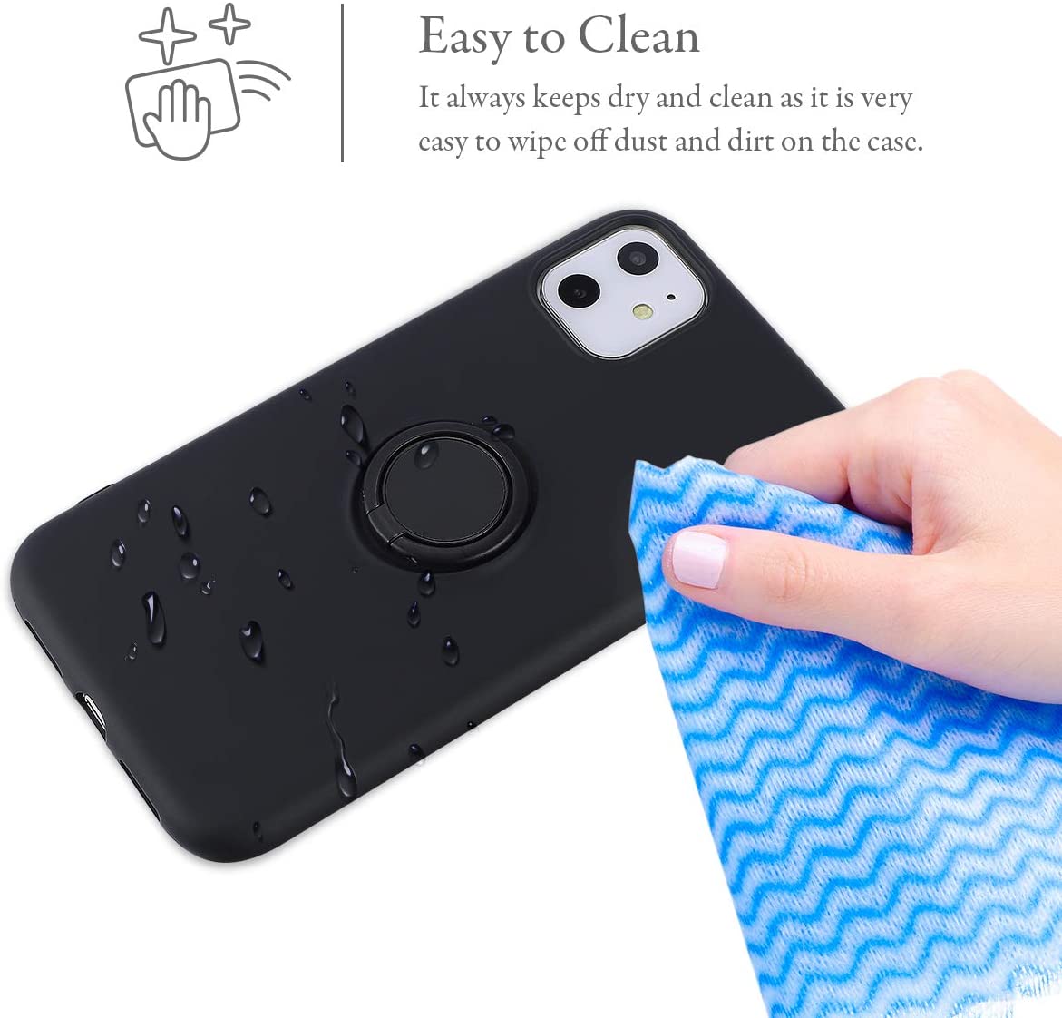 iPhone Silicone Ring Case: Secure Grip & Protection