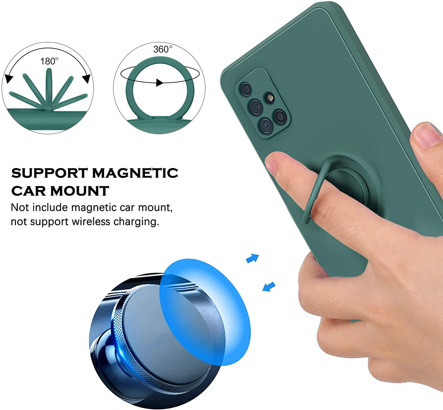 Samsung Galaxy Silicone Ring Case: Secure Grip & Protection