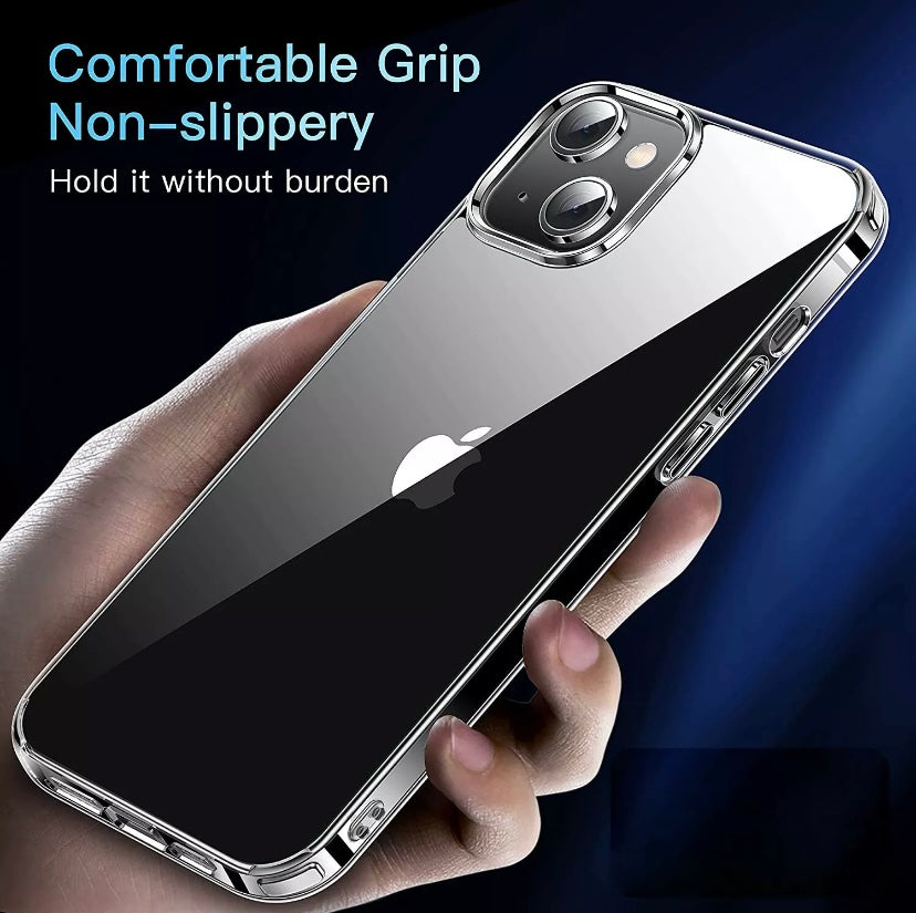 iPhone Shockproof Silicone Case (Clear) (6725859803320)