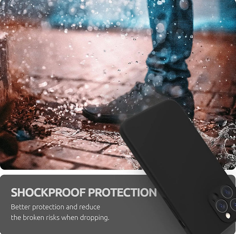 iPhone Shockproof Silicone Case (Black) (6725863997624)